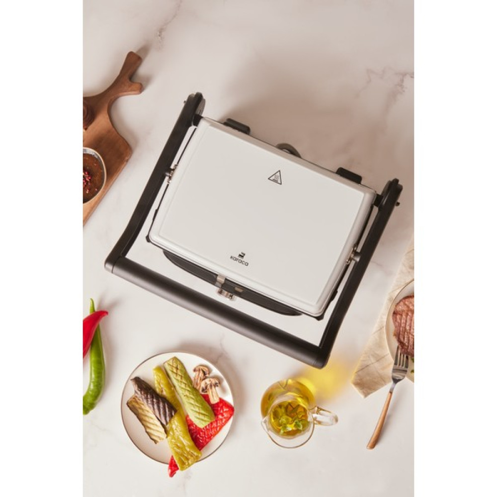 Karaca Gastro Grill Glass Premium 2400W Tost ve Izgara Makinesi Beyaz Oto Boyaları Fiyatı