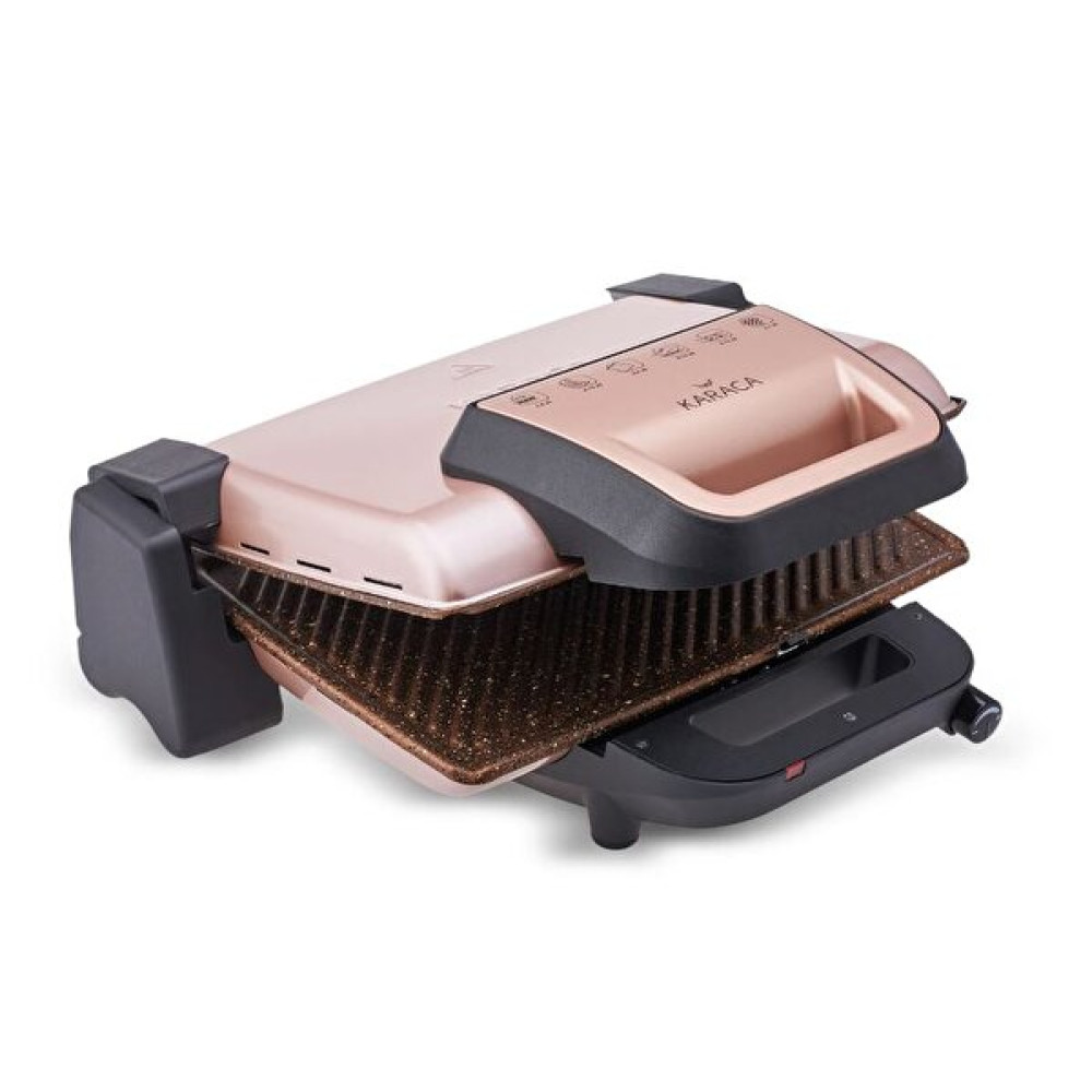 Karaca Granit 2000 W Rosegold Izgara ve Tost Makinesi Tost Makineleri Fiyatı