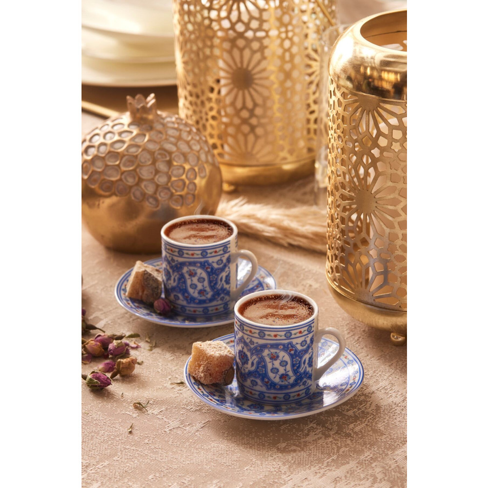 Karaca Gülhane 2 Kişilik Kahve Fincan Takımı 80 Ml Fincan / Bardak / Kahve Takımı Fiyatı