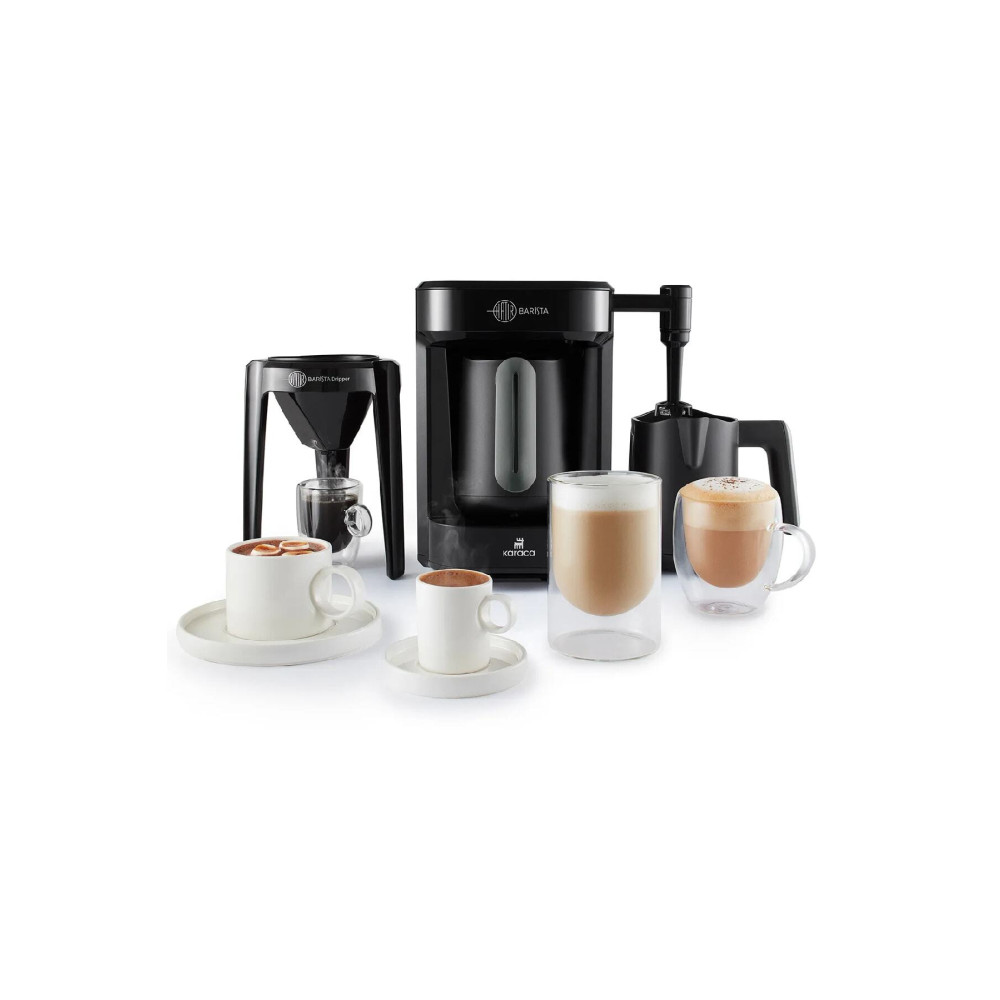 Karaca Hatır Barista Cappuccino ve Türk Kahve Makinesi Antrasit Kahve Makineleri Fiyatı
