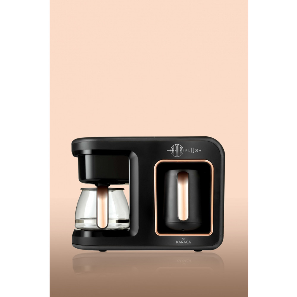 Karaca Hatır Plus 2 In 1 Black Copper Filtre Ve Türk Kahvesi Makinesi Kahve Makineleri Fiyatı