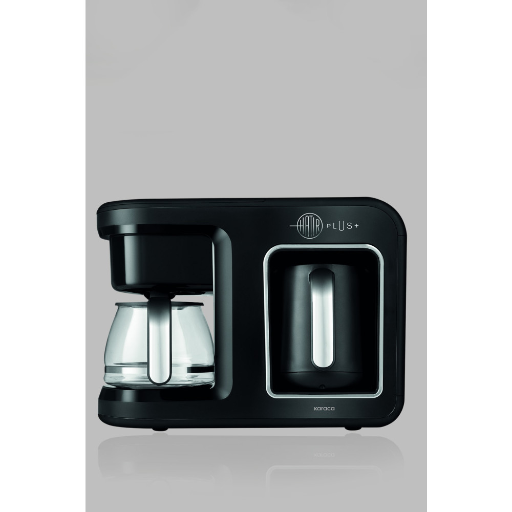 Karaca Hatır Plus 2 In 1 Kahve Makinesi Black Chrome Kahve Makineleri Fiyatı