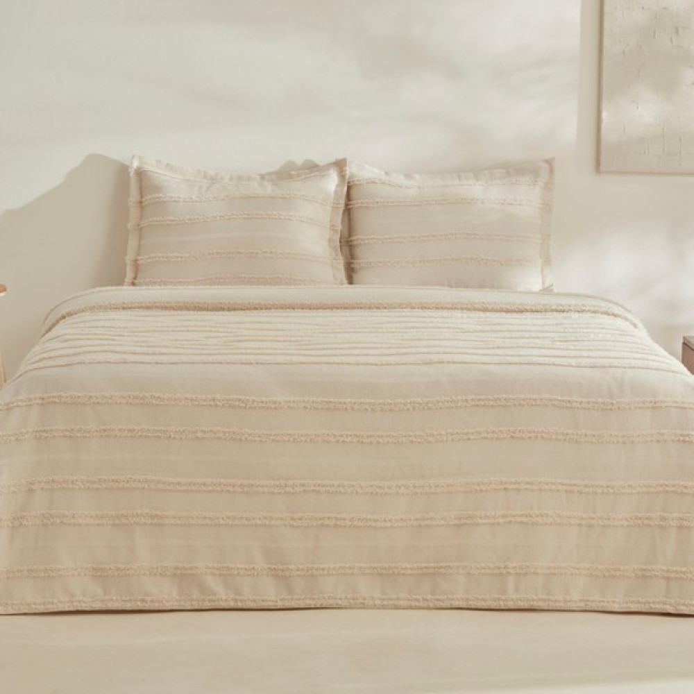 Karaca Home Arlina Bold Bej Çift Kişilik Yatak Örtüsü - 230 x 240 cm Yatak Örtüsü Fiyatı