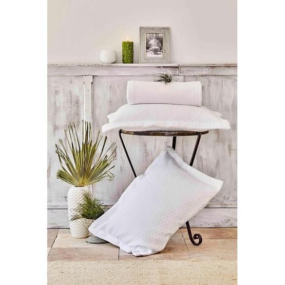 Karaca Home Charm Bold Beyaz Tek Kişilik Yatak Örtüsü Seti