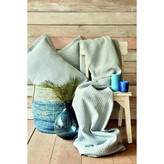 Karaca Home Charm Bold Mavi Tek Kişilik Yatak Örtüsü Seti