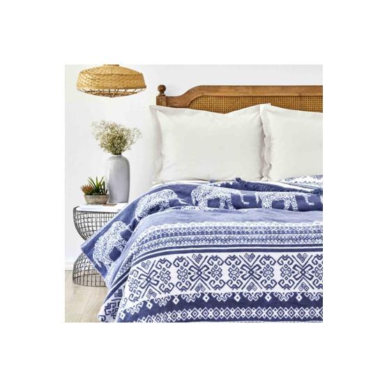 Karaca Home Colmar İndigo Çift Kişilik Battaniye Battaniye Fiyatı