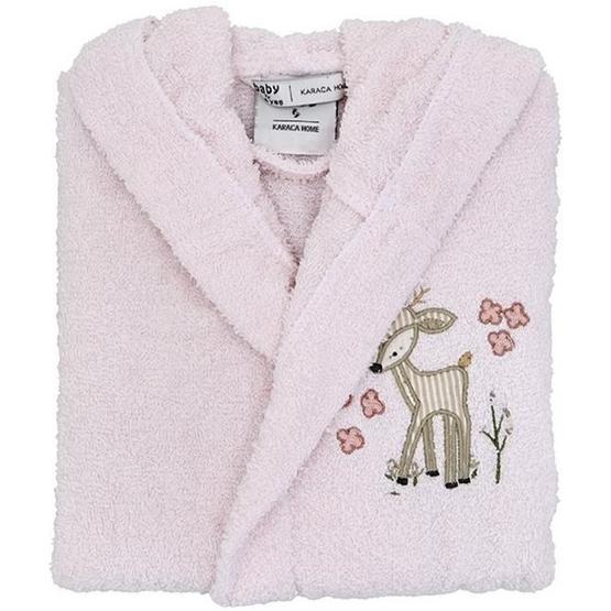 Karaca Home Doe Pembe 6-8 Yaş Çocuk Bornoz Bornoz Fiyatı