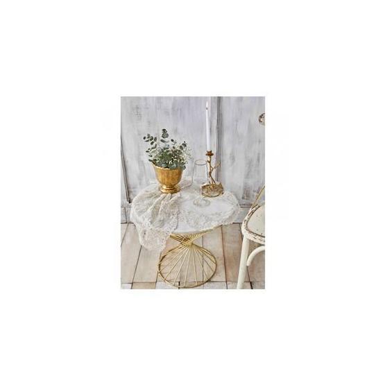 Karaca Home Dolores Gold 15 Parça Nakışlı Salon Takımı