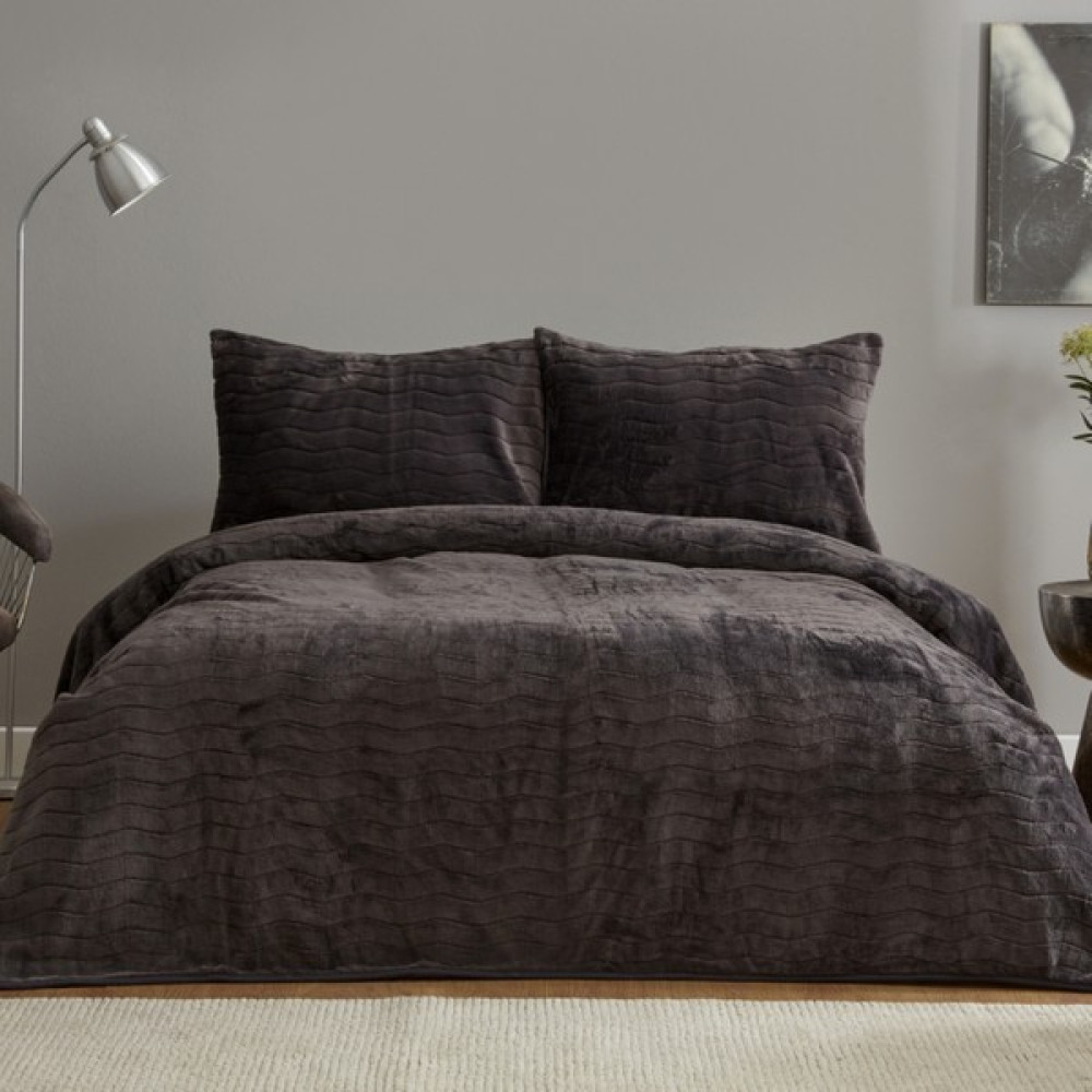 Karaca Home Hera Sof Çift Kişilik Yatak Örtüsü Grey - Gri - 200 x 240 cm Yatak Örtüsü Fiyatı