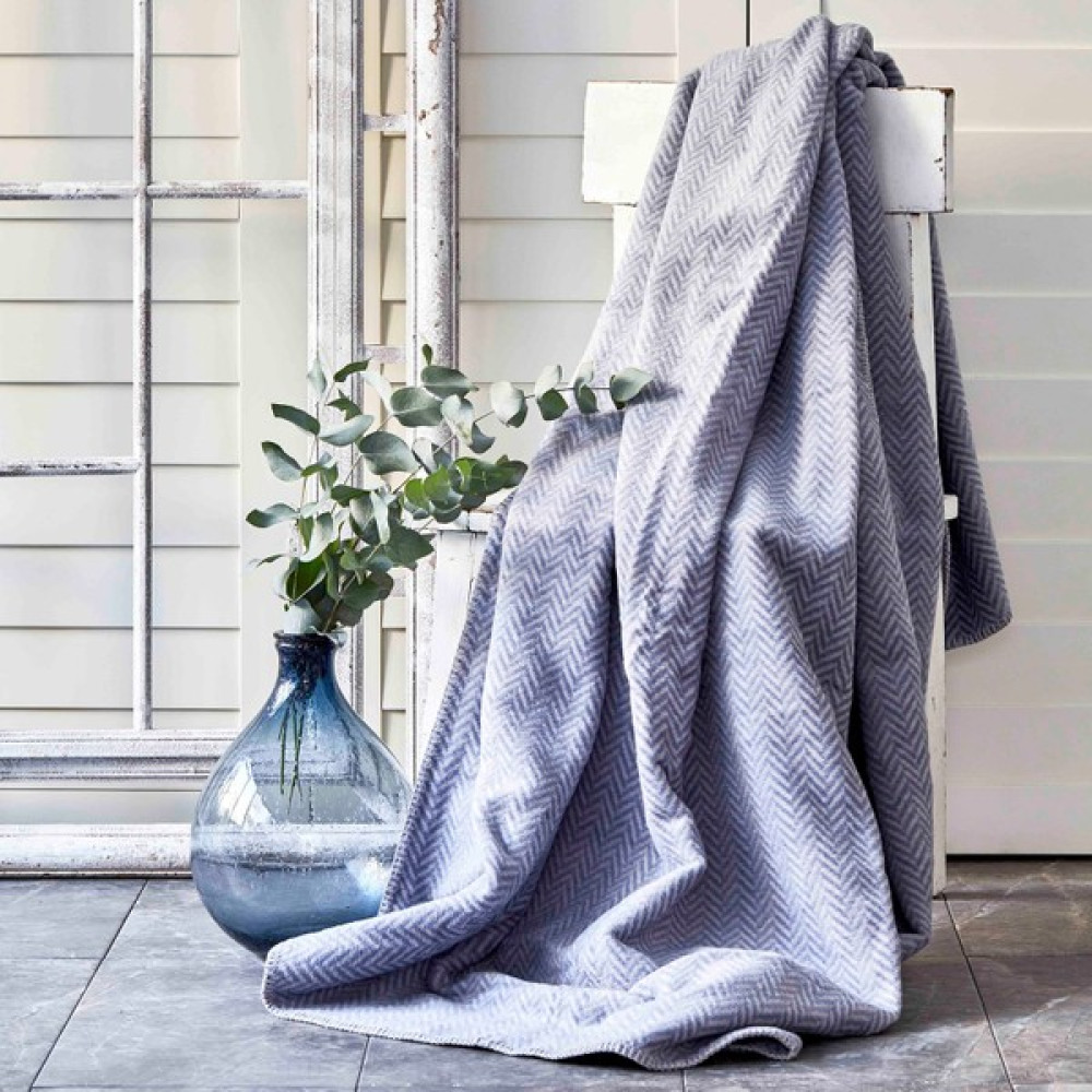 Karaca Home Siesta İndigo Çift Kişilik Pamuk Battaniye - Mavi - 180 x 220 cm Battaniye Fiyatı