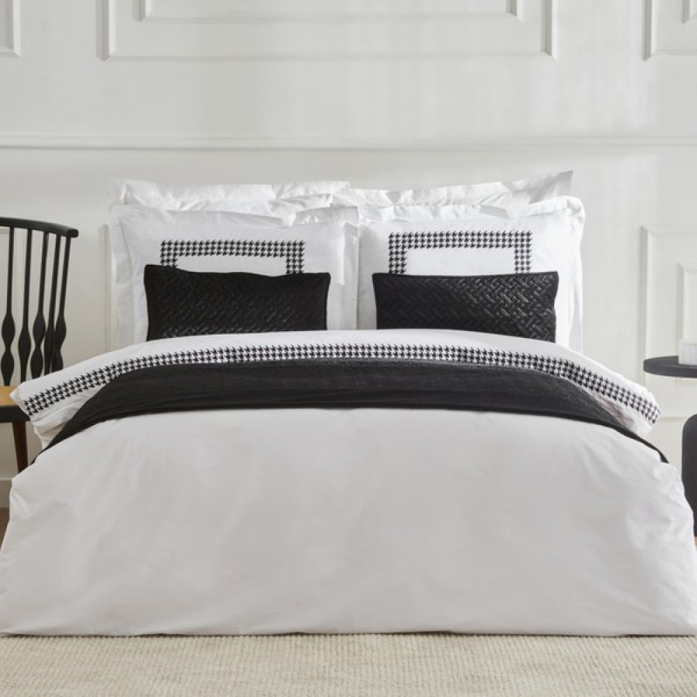 Karaca Home White Col Bruce Yatak Runner Set Siyah - 90 x 240 cm Yatak Örtüsü Fiyatı