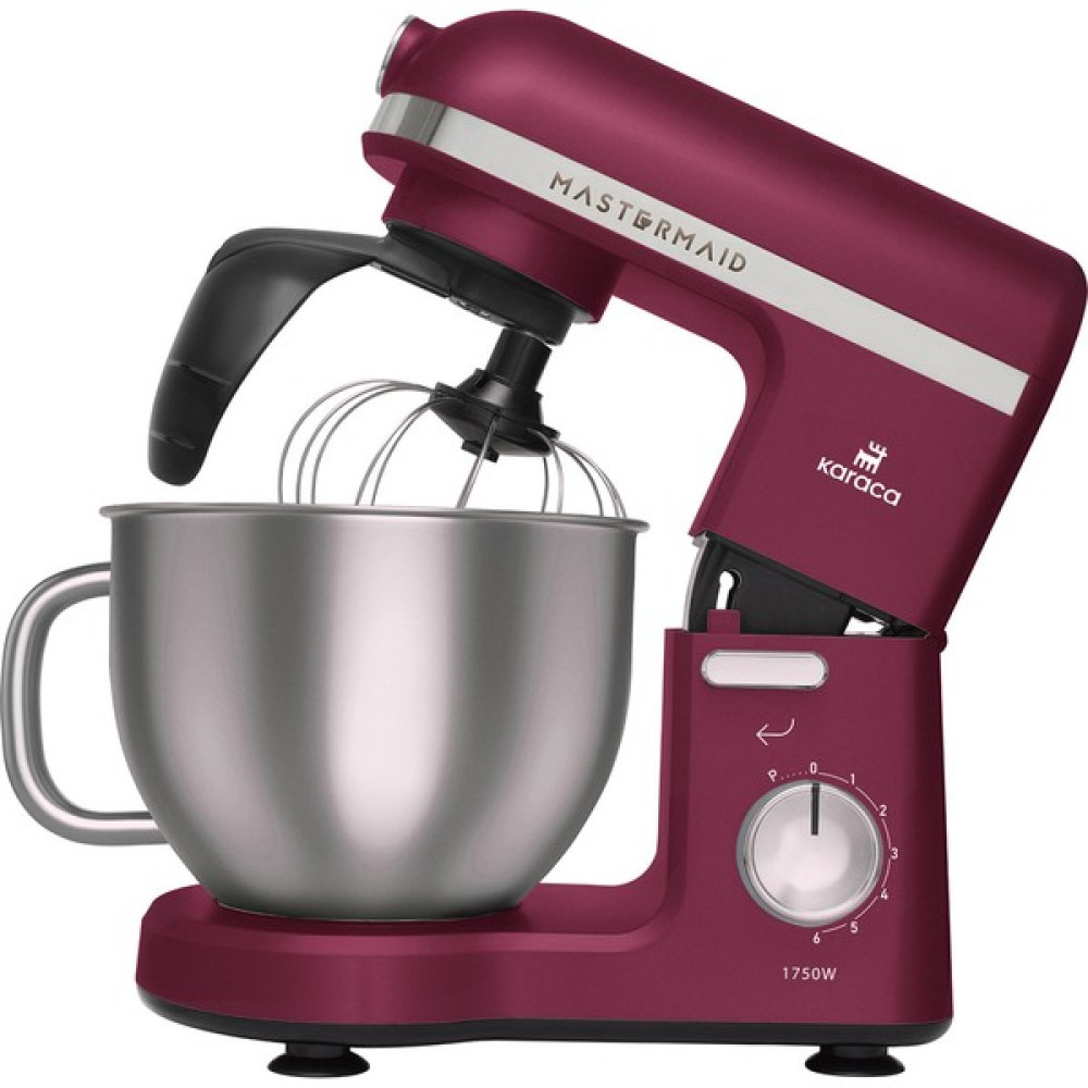Karaca Mastermaid Chef Pro Çift Kollu Stand Mikser Viva Magenta 1750 W - Kırmızı Mikserler Fiyatı
