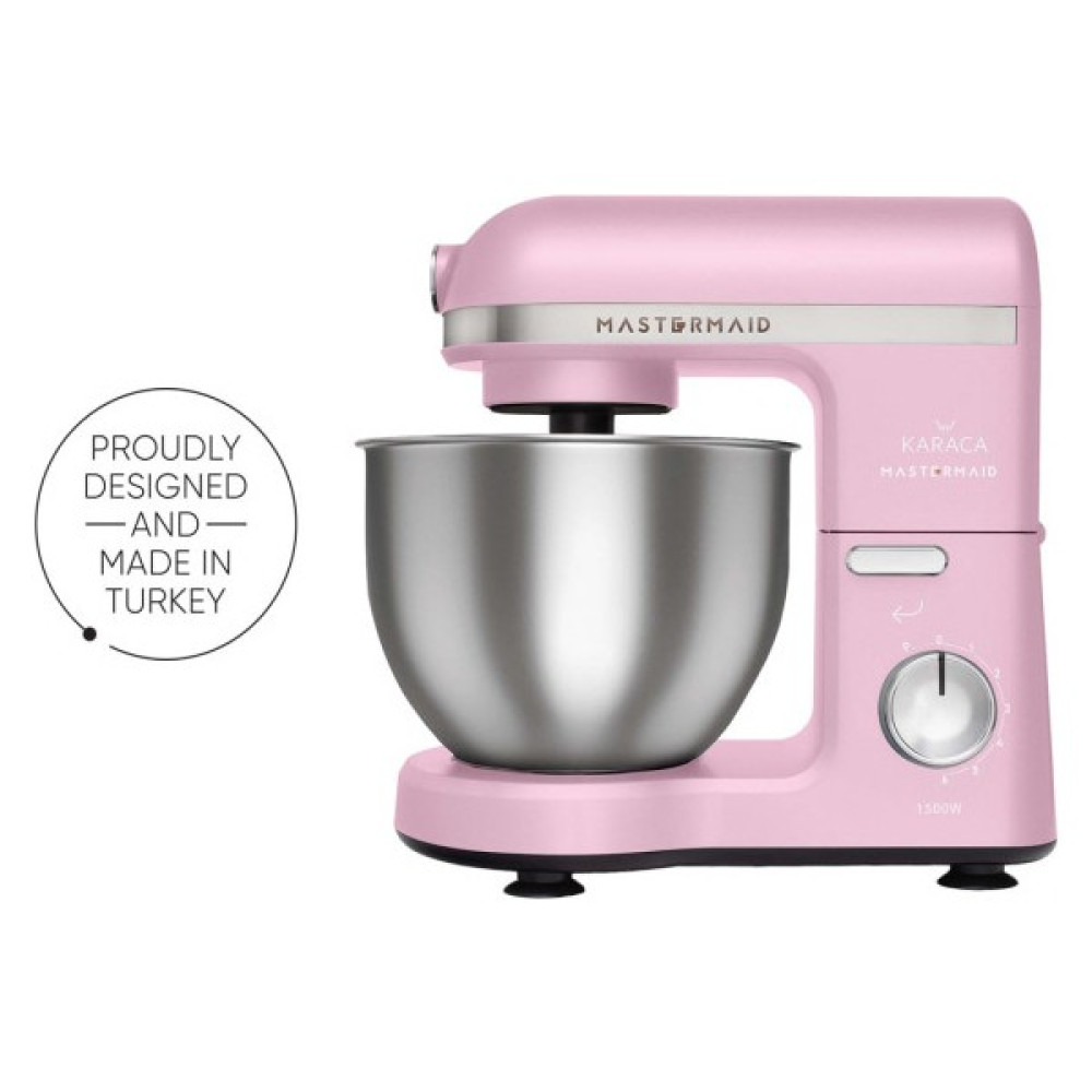 Karaca Mastermaid Chef Stand Mikser 1500W 5 Lt -Pembe Mikserler Fiyatı