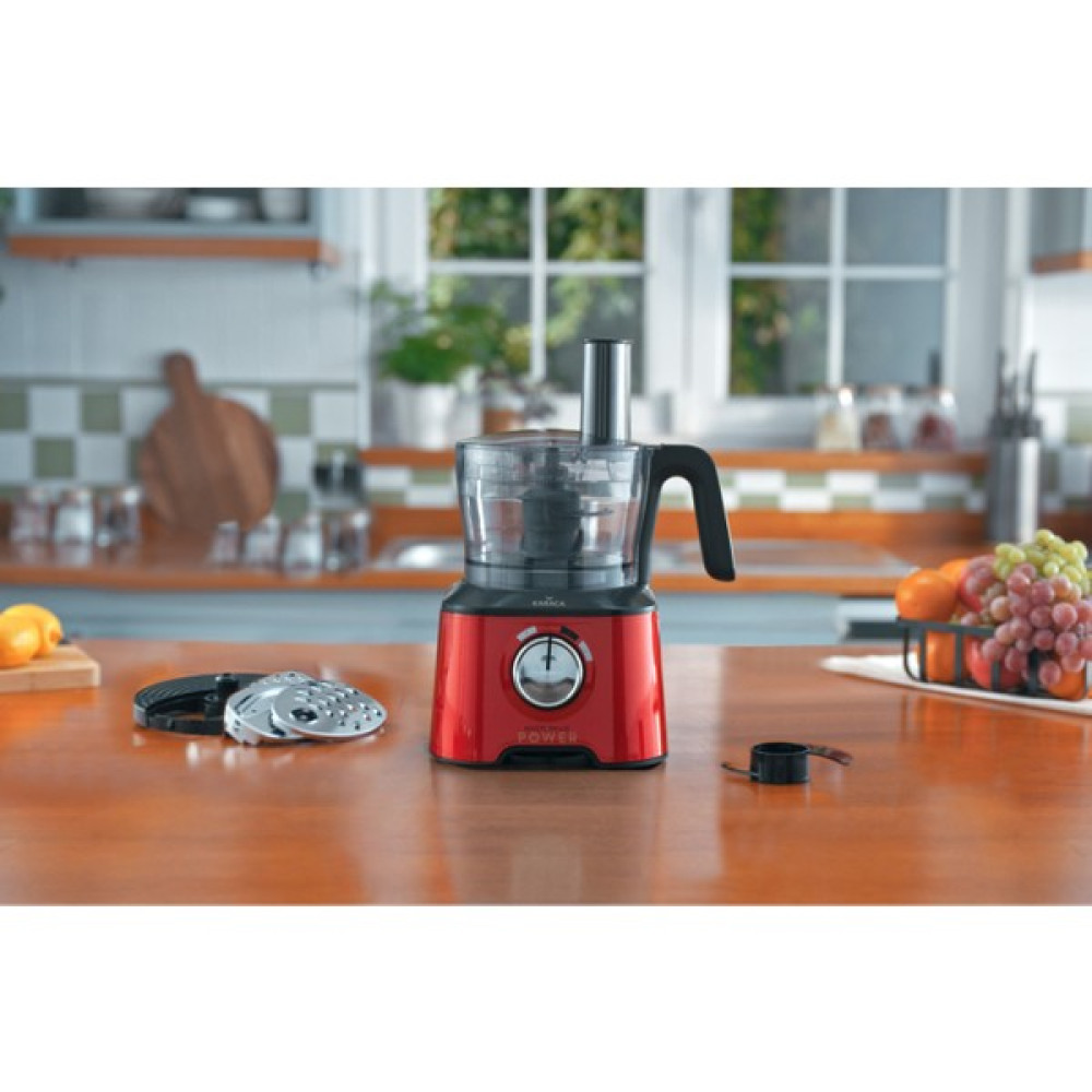 Karaca Mastermaid Power Essential Red Gıda Hazırlama Seti 2000w - Kırmızı Mutfak Robotları Fiyatı