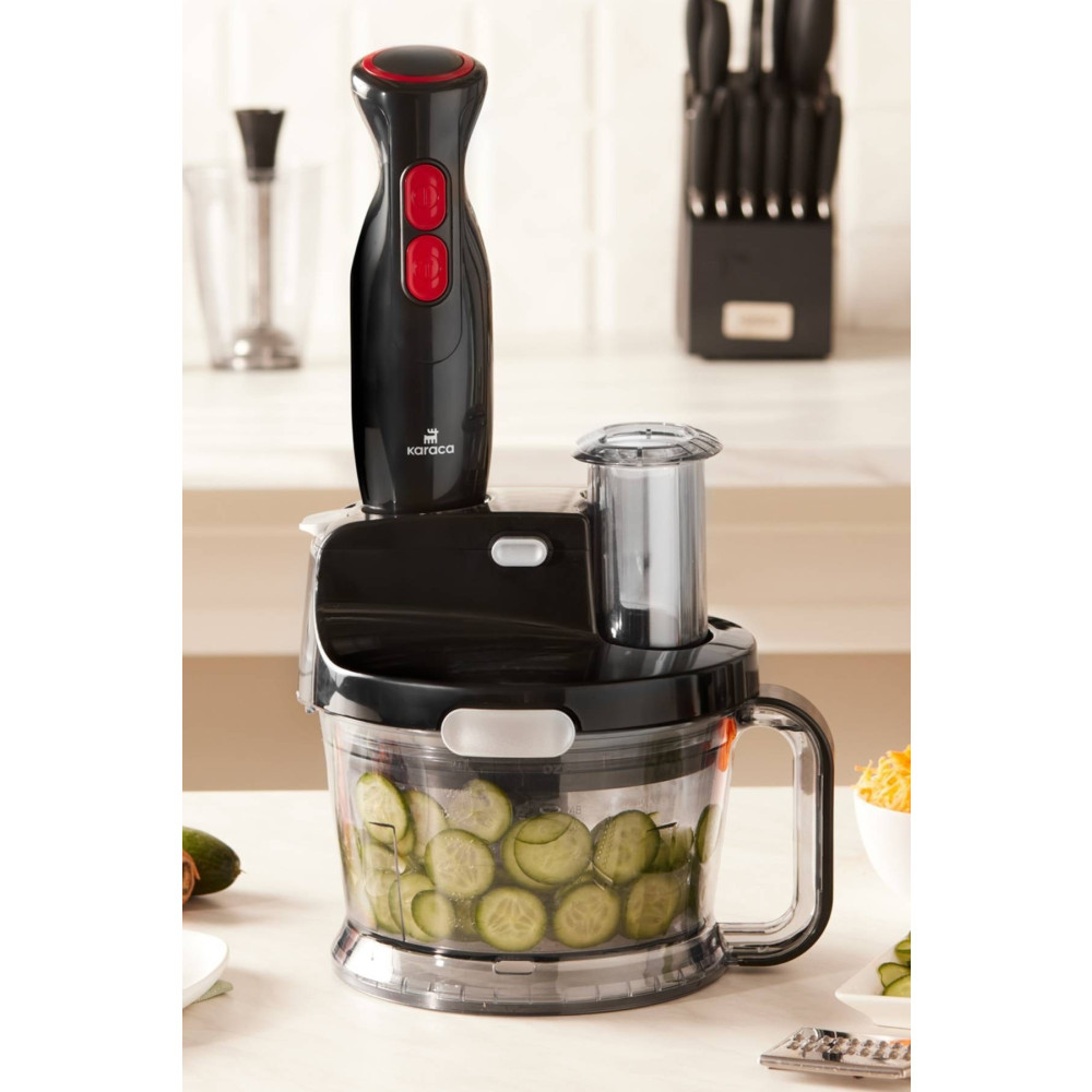 Karaca Pro-multimax Mutfak Robotu Black Red 2000 W Blenderler Fiyatı