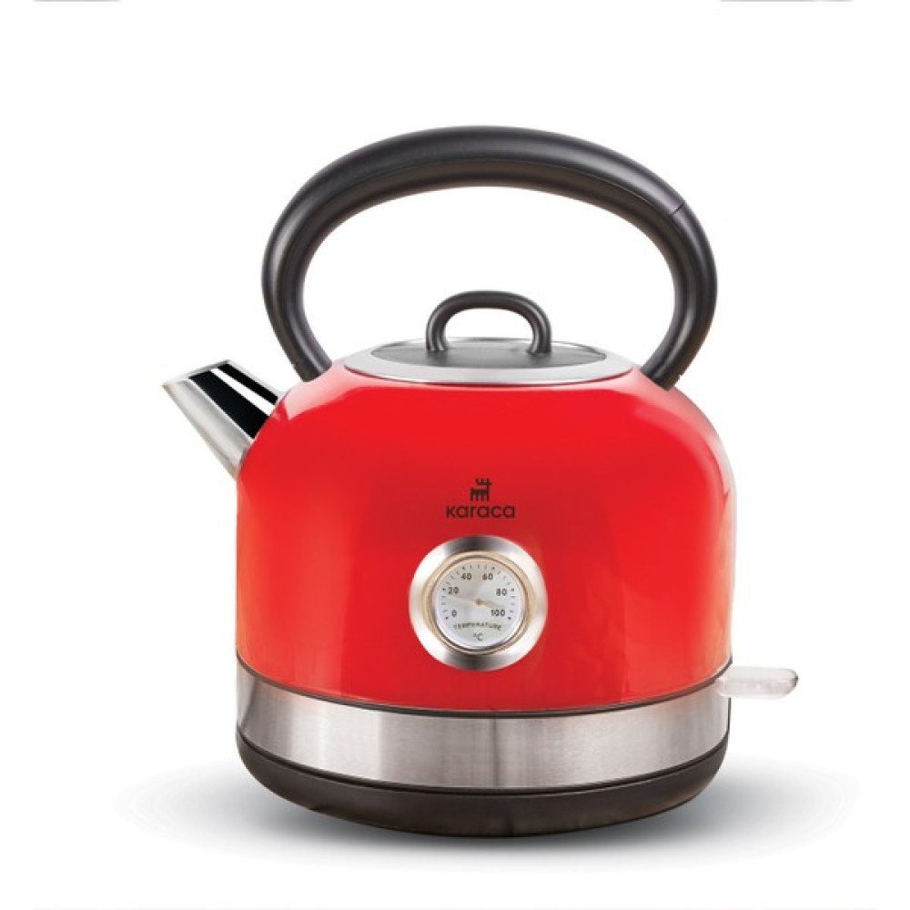 Karaca Retro Su Isıtıcısı Kettle 2202 2200W - Kırmızı Su Isıtıcıları / Kettle Fiyatı