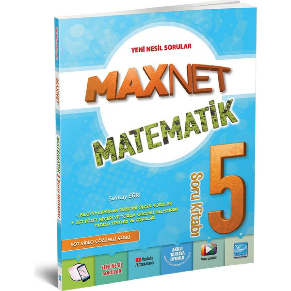 Karaca Yayınevi Maxnet 5. Sınıf Matematik Soru Kitabı Kaynak Kitapları Fiyatı