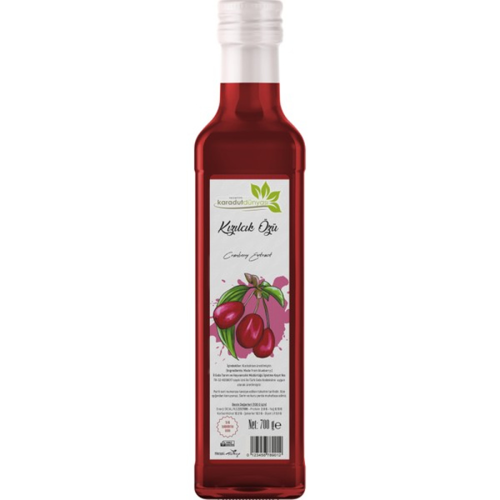 Karadut Dünyası Kızılcık Özü 700 gr Diğer Fiyatı