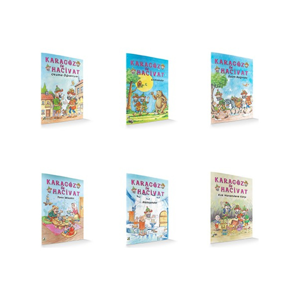 Karagöz ile Hacivat (6 Kitap Takım) - Suat Karadağ Okul Öncesi Eğitici & Öğretici Kitaplar Fiyatı