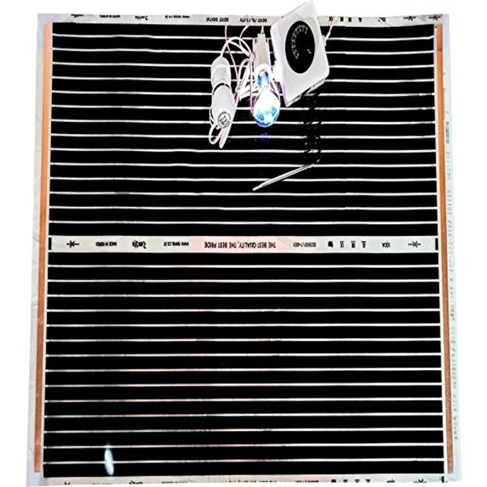 KarahisarKuluçka 50X80 Çift Duylu Analog Termostatlı Mavi Renkli Isı Ampüllü Full Set Karbon Film Isıtıcı Isıtıcılar Fiyatı
