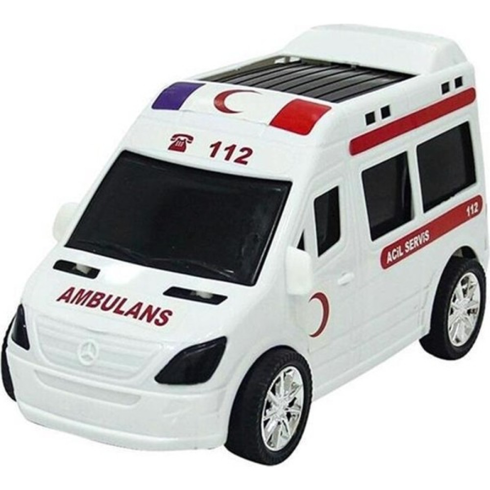 Karakuş Oyuncak Sürtmeli Ambulans Aracı 25 cm Diğer Fiyatı