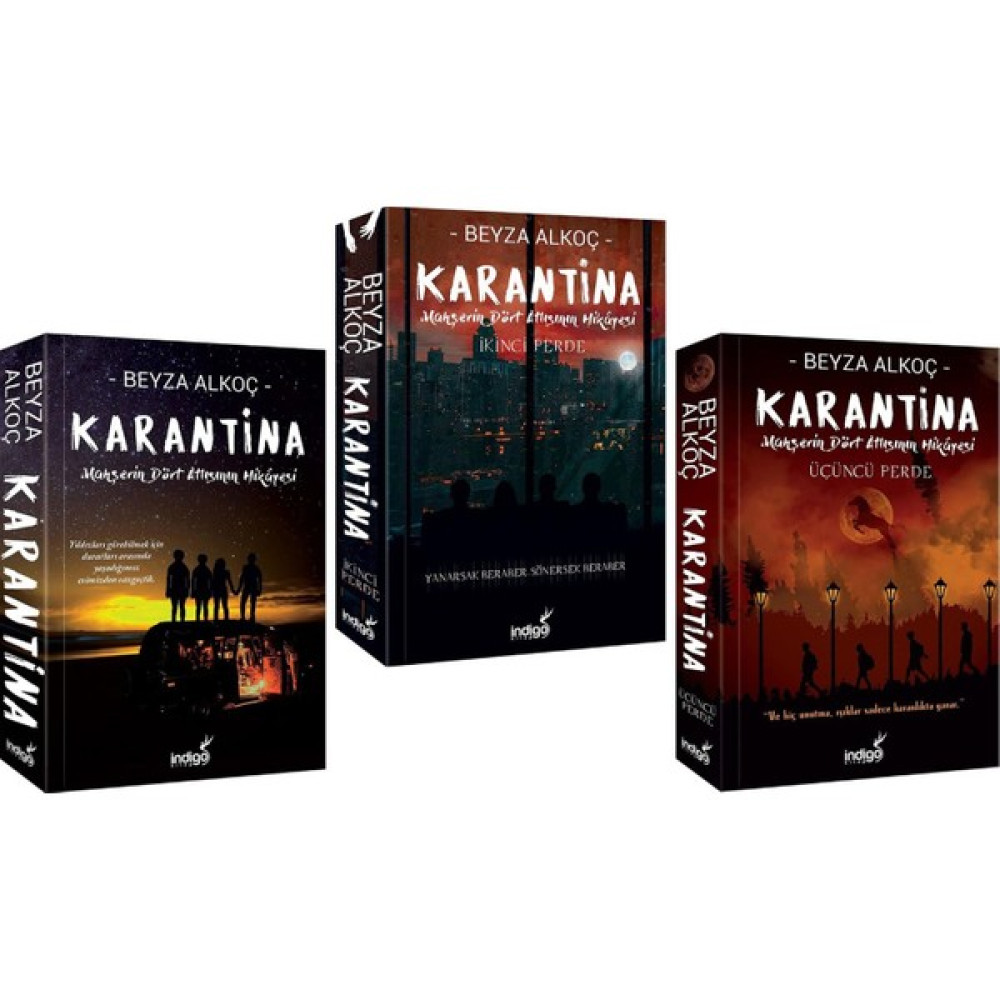Karantina 3 Kitap Set - Beyza Alkoç Korku-Gerilim Fiyatı