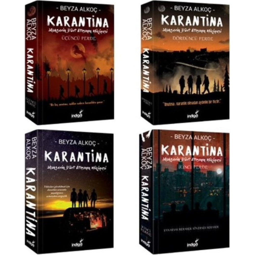 Karantina 4 Kitap Serisi - Beyza Alkoç Korku-Gerilim Fiyatı