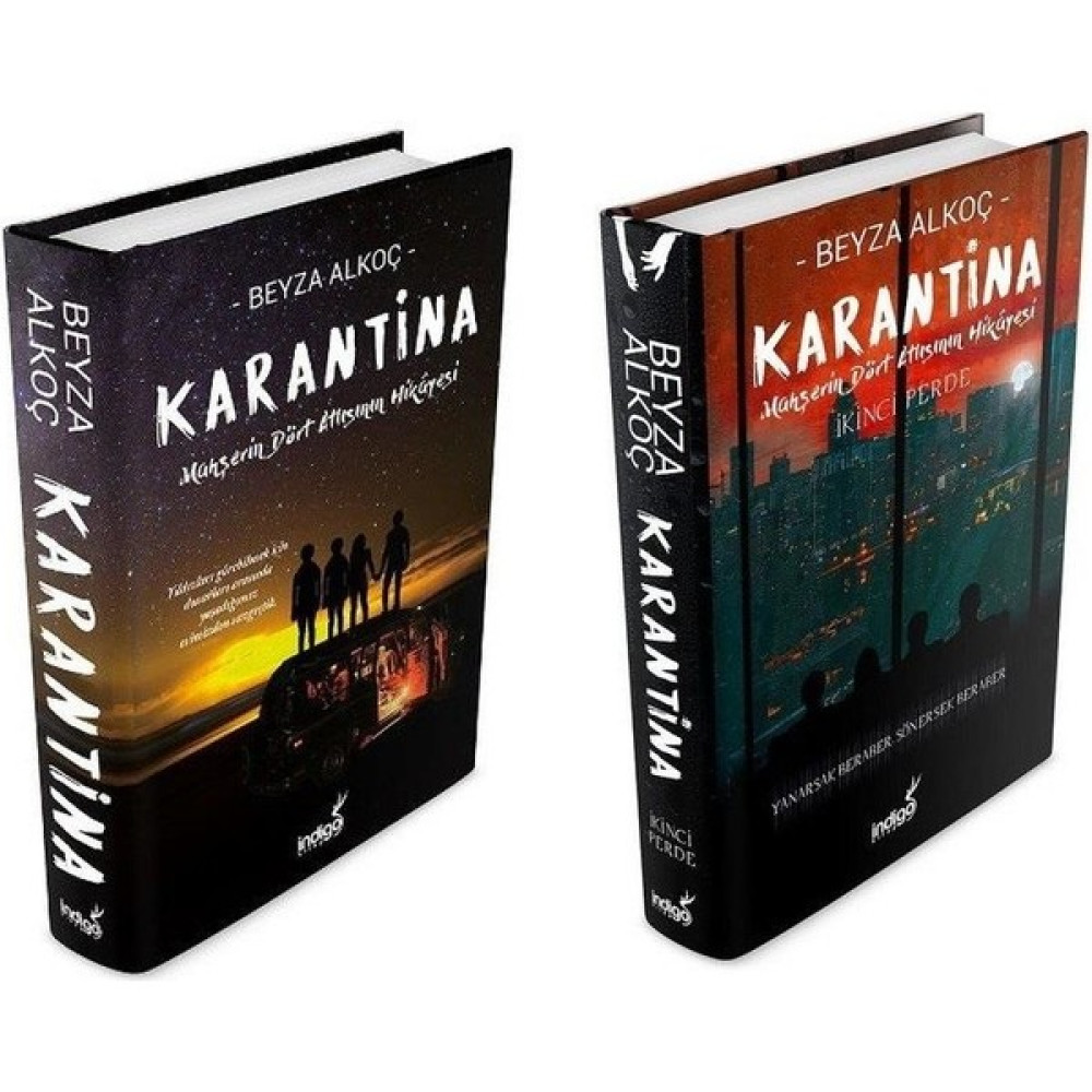 Karantina Birinci ve Ikinci Perde Ciltli 2 Kitap Takım - Beyza Alkoç Deneme - İnceleme Fiyatı