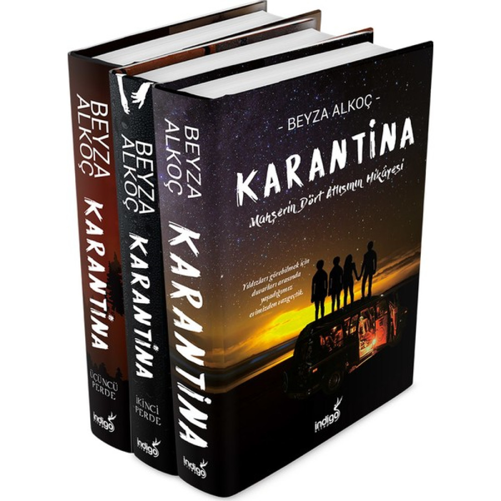 Karantina Ciltli Set 3 Kitap - Beyza Alkoç Korku-Gerilim Fiyatı