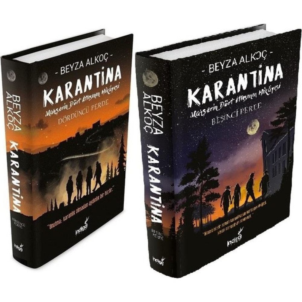 Karantina Dördüncü ve Beşinci Perde Ciltli 2 Kitap Takım - Beyza Alkoç Deneme - İnceleme Fiyatı