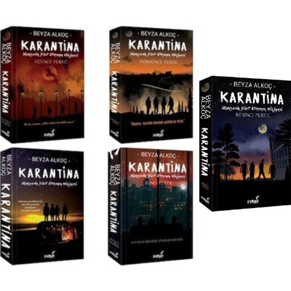 Karantina Serisi (5 Kitap) - Beyza Alkoç Korku-Gerilim Fiyatı