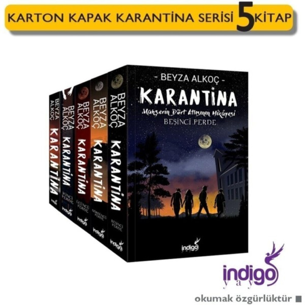Karantina Serisi 5 Kitap Set Ciltsiz - Beyza Alkoç - Indigo Kitap Çeviri Romanlar Fiyatı