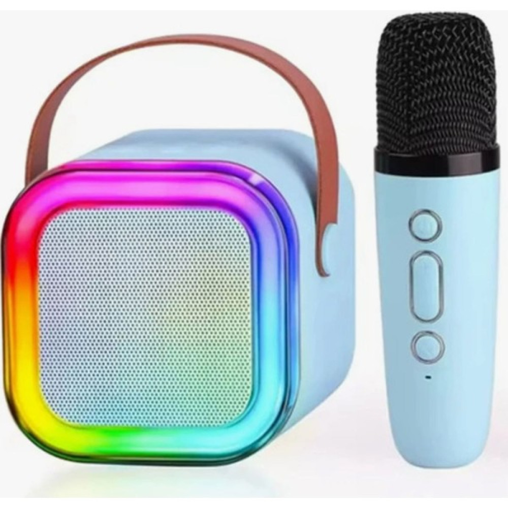 Karaoke Kablosuz Hoparlör Mikrofonlu Rgb Isikli Bluetooth Speaker Tf Kart/usb Oto Boyaları Fiyatı