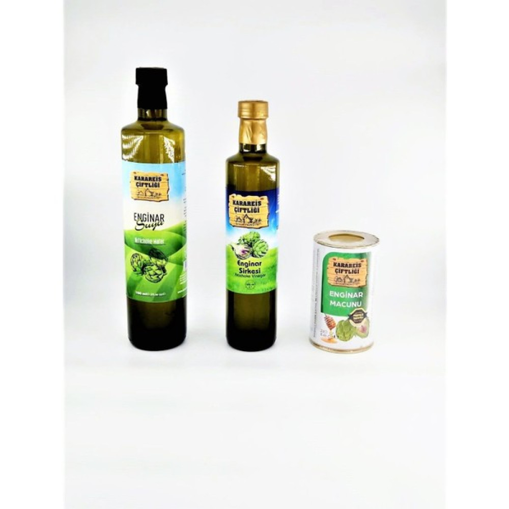 Karareis Çiftliği 3'lü Set Enginar Suyu, Sirkesi, Macunu - 500 ml Oto Boyaları Fiyatı