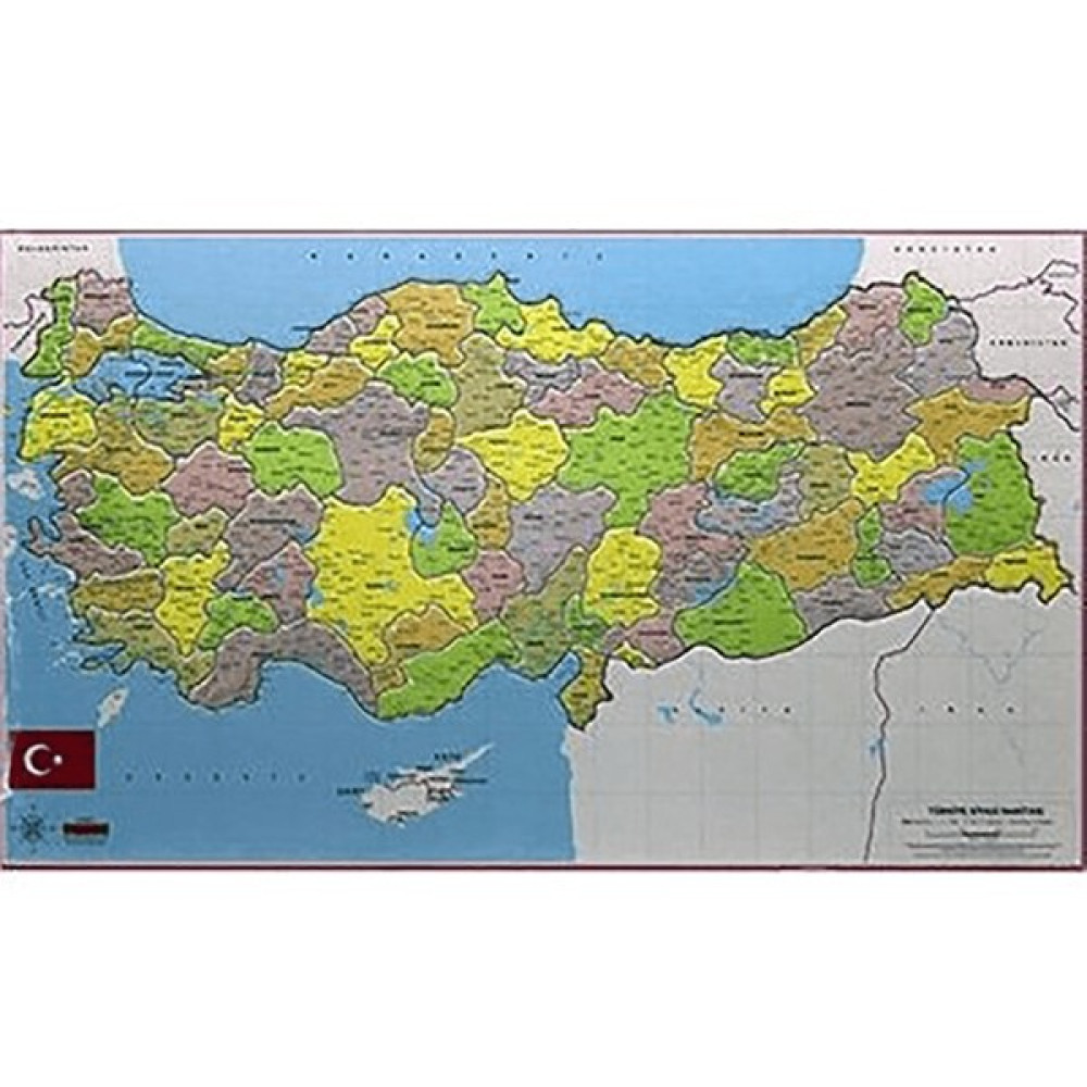 Karatay Yayınları Karatay Türkiye Haritası Yap Boz 30X40 Kaynak Kitapları Fiyatı
