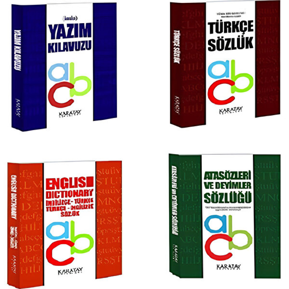 Karatay Yayınları Sözlük Kitabı 4'lü Set Sözlük İmla Kitapları Fiyatı