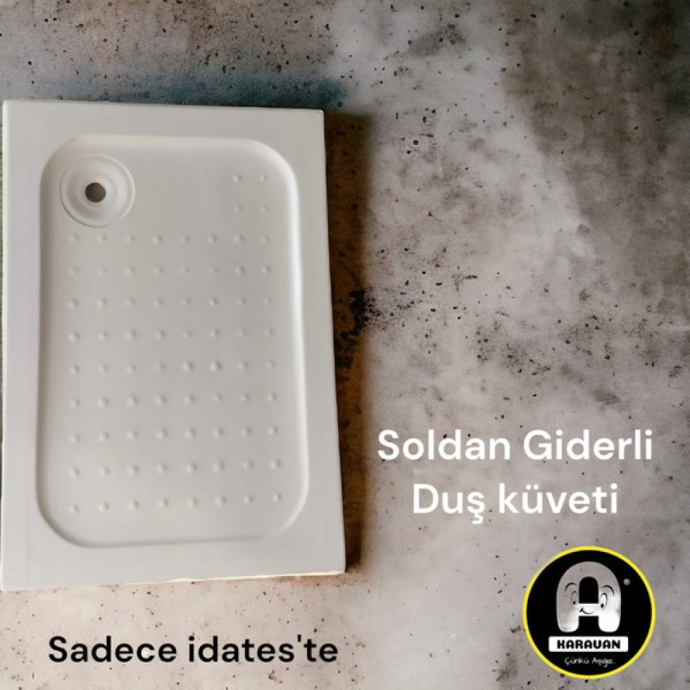 Karavanlara Özel Idates - Duş Teknesi (Orta Veya Sol Giderli) Küvetler Fiyatı