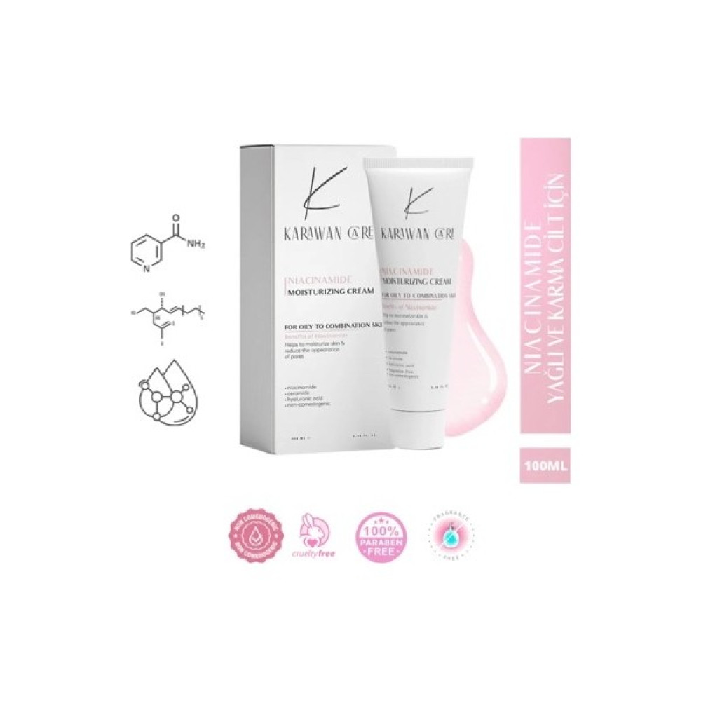 Karawan Care .Niacinamide – Moisturizing Cream (YAĞLI VE KARMA CİLT İÇİN) - 1. Nemlendiriciler Fiyatı