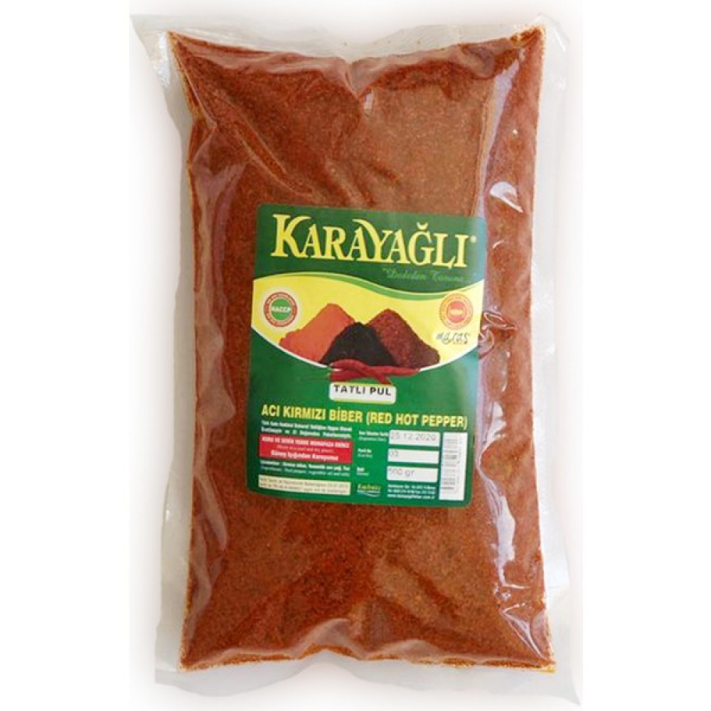 Karayağlı Maraş Doğal Birinci Kalite Kırmızı Tatlı Pul Biber ( 500Gr ) - 500 gr Baharat Fiyatı