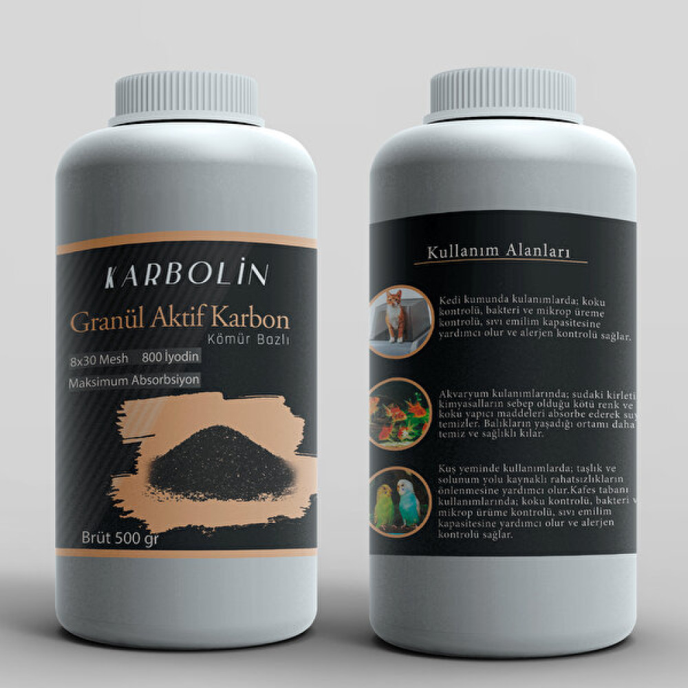 Karbolin Granül Aktif Karbon (Birinci Sınıf Kömür Bazlı) - 500 Gr Bahçe Makinesi Aksesuar & Yedek Parça Fiyatı