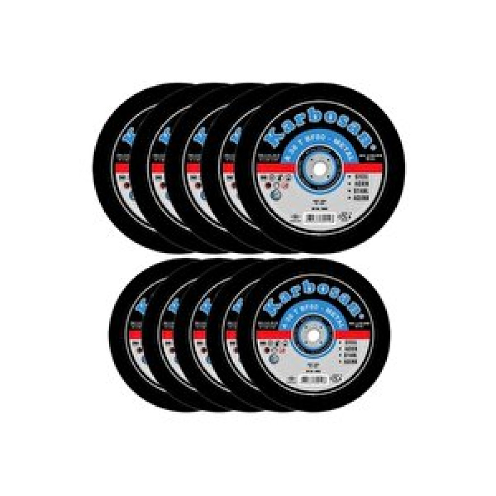 Karbosan 115 X 3 X 22.23 Metal Kesme Taşı Düz 10'lu Elektrikli El Aletleri Fiyatı