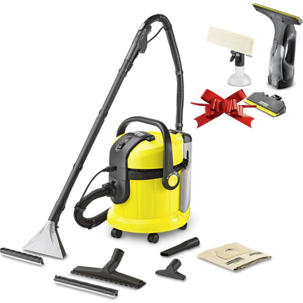Karcher Se 4001 Halı Koltuk Yıkama Makinesi + Wv 5 Plus N Black Edıtıon Şarjlı Cam Temizleme Makinesi - Sarı Halı Yıkama Makineleri Fiyatı