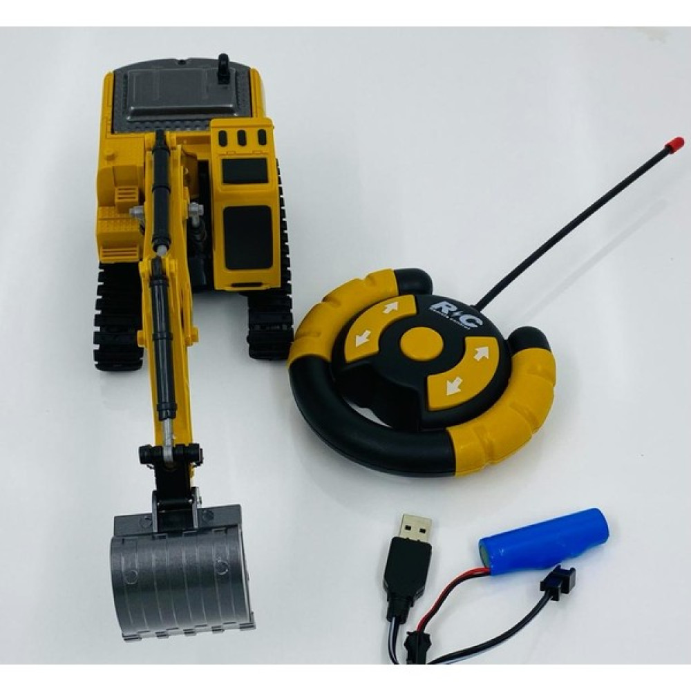 Kardelen Uzaktan Kumandalı Excavator Iş Makinası Pilli Oyuncak Dozer Şarjlı - Sarı Oyuncak Araç Fiyatı