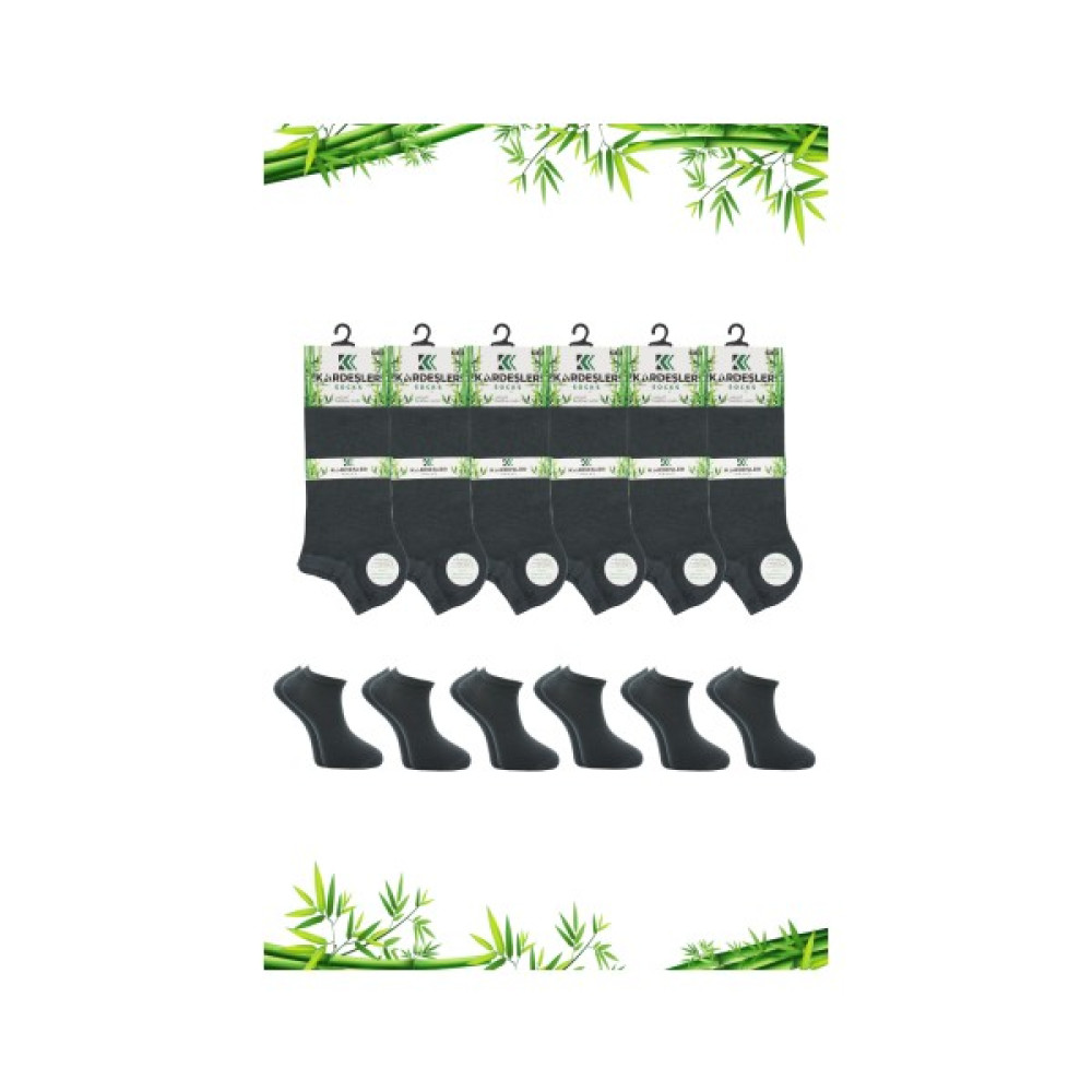 Kardeşler Çorap Bambu Erkek Patik Füme Çorap Dikişsiz 6'lı Paket Çorap (Outdoor) Fiyatı