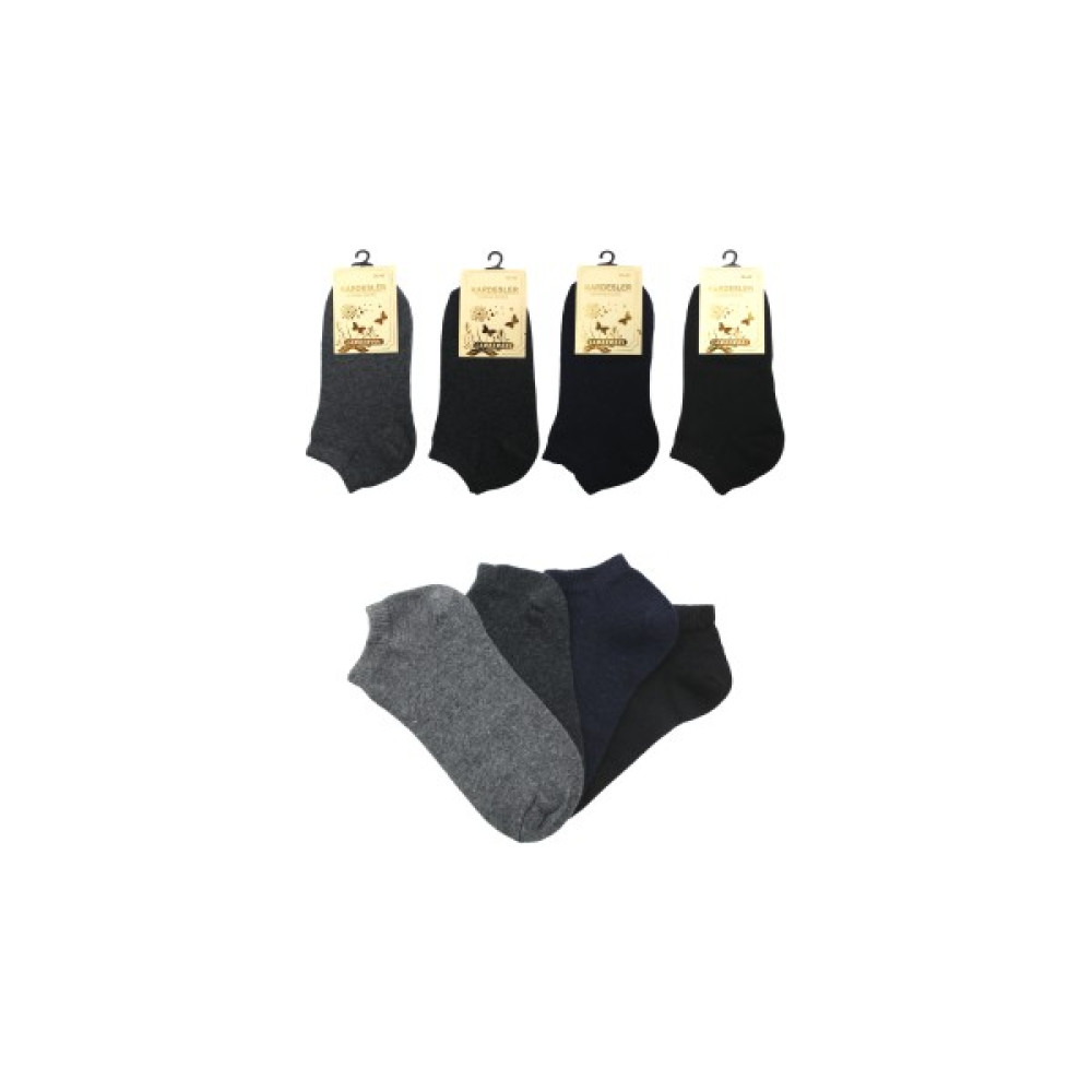 Kardeşler Çorap Lambswool Yün Kışlık Kalın Kadın Patik Çorap 4'lü Paket Çorap (Outdoor) Fiyatı