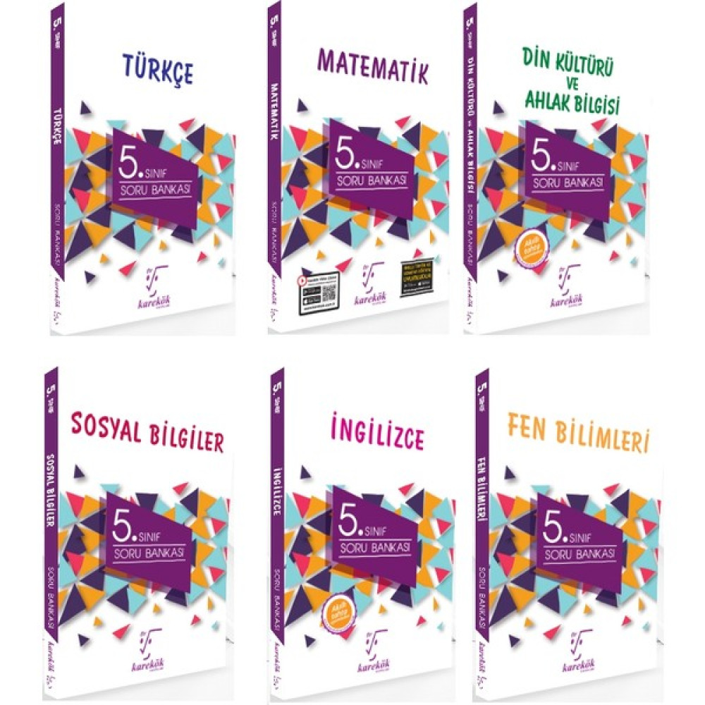 Karekök Yayıncılık 5. Sınıf Süper Set 6 Kitap Tüm Dersler Fiyatı