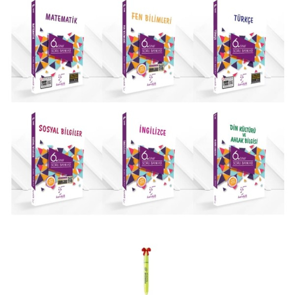 Karekök Yayıncılık 6. Sınıf Matematik Fen Türkçe Sosyal Din Ingilizce Soru Bankası Tüm Dersler Fiyatı