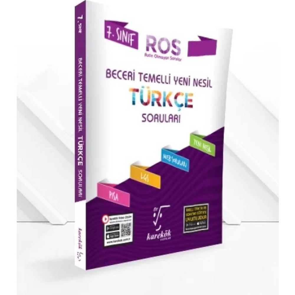 Karekök Yayıncılık 7. Sınıf Beceri Temelli Yeni Nesil Türkçe Soruları Türkçe Fiyatı