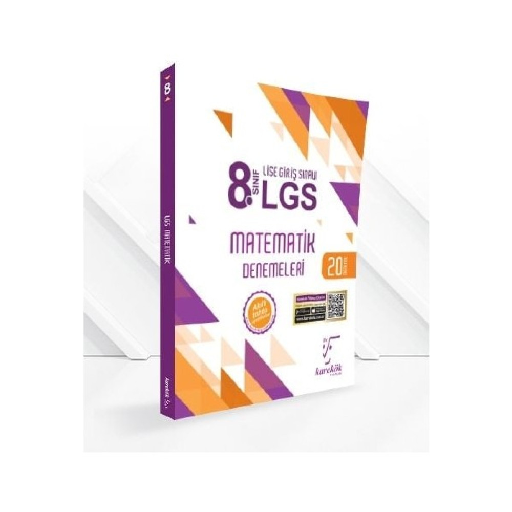 Karekök Yayıncılık 8. Sınıf LGS Matematik 20 Deneme Kaynak Kitapları Fiyatı