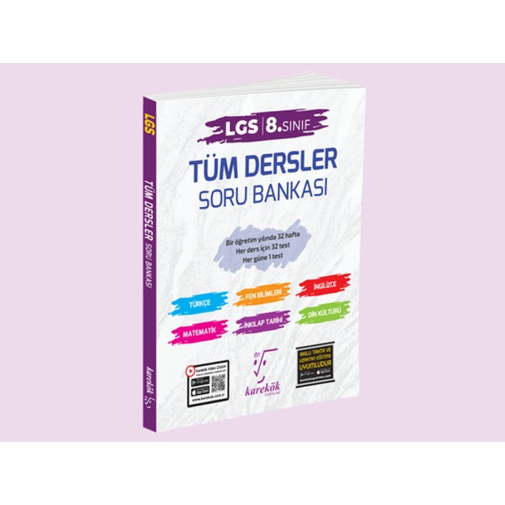 Karekök Yayıncılık 8. Sınıf Tüm Dersler Soru Bankası Tüm Dersler Fiyatı